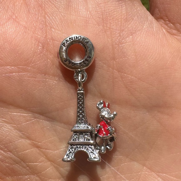NWOT Pandora x Disney Minnie Mouse Eiffel Tower Limited Charm - Picture 7 of 14